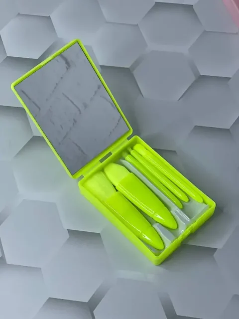 ست براش سبز آیینه دار