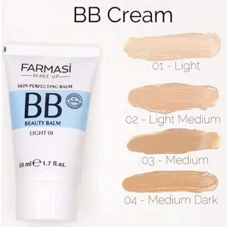 رنگبندی BB کرم فارماسی پوست خشک
