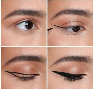 خط چشم ماژیکی6ضلعی مشکی هدی بیوتی/Huda Beauty