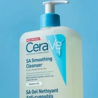 ژل شستشو سراوی Cerave مدل SA Smoothing Cleanser پوست خشک و زبر