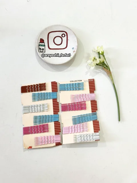 سنجاق مویی شاین دار 8عددی
