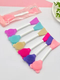 فیس براش دوطرفه سیلیکونی طرح خرسی ماسک