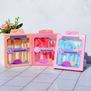 ست براش پاستیلی 5 عددی DELUXE