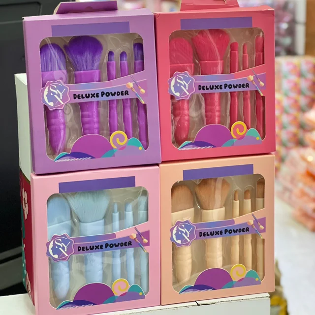 ست براش پاستیلی 5 عددی DELUXE