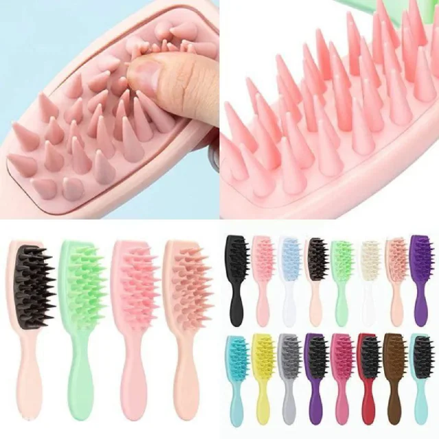 برس سرشور سیلیکونی دسته دار